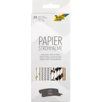 Folia Strohhalme LET ́S GLAM farbsortiert