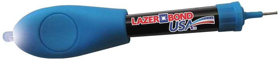 Mediashop Lazer Bond USA | Flüssigkunststoff mit UV Licht | Kleben in Sekunden | Kleber | Geeignet für Kunststoff, Metall, Glas | Das Original aus dem TV