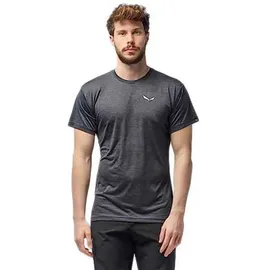 Salewa Puez Melange Dry ́ton Kurzarm-t-shirt - Black Out Melange - XL