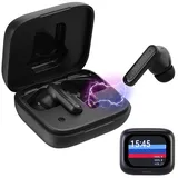 Auviso Kabellose In-Ear-Kopfhörer mit Touchscreen-Ladecase & Noise-Cancelling