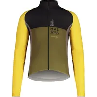 Maloja Cycle Jacket (schnelltrocknend, elastisches Thermopile-Material) gelb/grün Herren