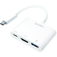 Logilink USB-C-HDMI-Adapter, weiß (UA0258)