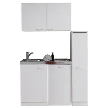 Respekta Levin Glaskeramik-Kochfeld links weiß