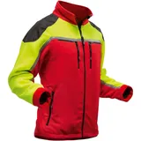 Pfanner Fleecejacke Jobby - L - rot/neongelb