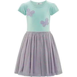 happy girls Sommerkleid HAPPY GIRLS "Mädchenkleid", Mädchen, Gr. 98, EURO-Größen, lila (ice blau), Stoff, 100% Polyester, normal, Kleider Sommerkleid