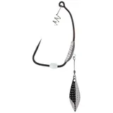 BKK Raubfischhaken mit Spinnerblatt für Gummifische Titan Diver Hooks, Größe:5/0