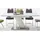 MCA Furniture Galina 120 x 76 x 80 cm weiß
