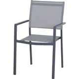 Siena Garden Leeds Stapelsessel 54 x 58 x 88 cm dunkelgrau 1 St.