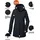 KILLTEC Damen Funktionsparka/Parka mit Kapuze KOW 307 WMN PRK, schwarz, 46,