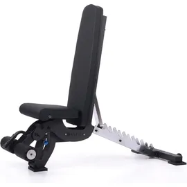 Atletica B6-Decline Hantelbank | Studio Qualität | 43 kg schwer | Negativ verstellbar | Beinablage | Material Mesh