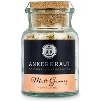 Ankerkraut Mett Gewürz, zum Würzen von Hack und Mett, 85g im Korkenglas