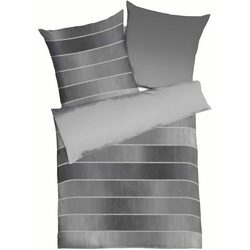 kaeppel Bettwäsche Timeless 200 x cm Satin Grau Zinn