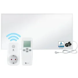 bringer-germany Bringer® Infrarotheizung - 1200 (BRIH1200) / BRTS: Smart Thermostat und Fernbedienung / Weiß