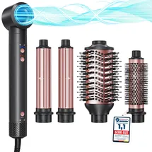 BESTOPE Pro Hairstyler 5 in 1 BESTOPE PRO - 110,000 RPM High-Speed Ionen Reisefön, Multi-Hair Styler Set,Zum Berufe Haarstyler Volumisieren, Automatischer Luft-Lockenstab