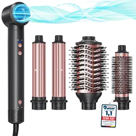 BESTOPE Pro Hairstyler 5 in 1 BESTOPE PRO - 110,000 RPM High-Speed Ionen Reisefön, Multi-Hair Styler Set,Zum Berufe Haarstyler Volumisieren, Automatischer Luft-Lockenstab