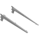 diy element-system gmbh DIY, Winkelträger 10300 für Wandschiene grau, weißaluminium