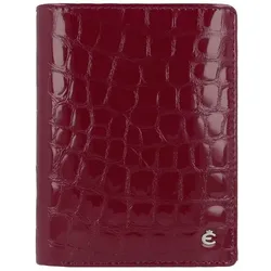 Esquire Nizza Geldbörse RFID Schutz Leder 11 cm  rot