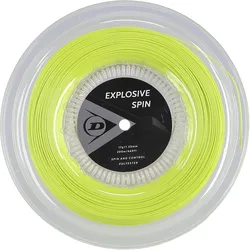 Dunlop Tennissaite Explosive Spin (Haltbarkeit+Spin) gelb 200 Meter Rolle