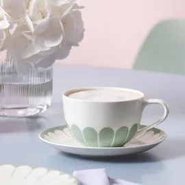 Villeroy & Boch Cappuccinotasse mit Untertasse 0,3 l Grün