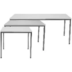 Tisch 1400x800 mm lichtgrau/lichtgrau