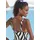 French Connection Badeanzug Louise Schwarz/Creme 40 Cup C/D