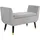 Homcom Sitzbank mit Stauraum Armlehnen Polsterbank mit Samtoptik, Sitztruhe mit Holzbeine, Truhenbank für Wohnzimmer Schlafzimmer Flur 107 x 42 x 65 cm, Esszimmer, Bänke, Sitzbänke