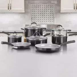 Cuisinart Topf-Set 11-tlg. Stielkasserolle + Bratpfanne + Suppentopf + Sauteuse + Dämpfeinsatz
