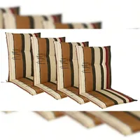 Buri Niederlehner Polsterauflage 105 x 50 cm mehrfarbig 4 St.