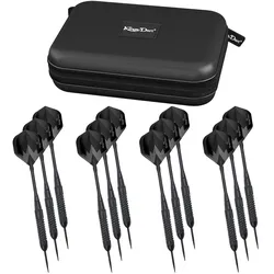 Kings Dart Steeldart-Set "Black Star", 12 Pfeile