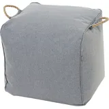 Siena Garden Sitz-Fußhockerstone Grey 46 x 48 x 46 cm Grau