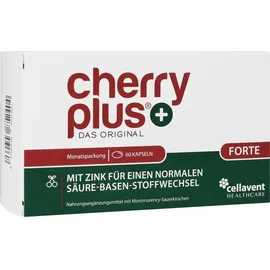 Cellavent Healthcare GmbH Cherry PLUS Forte 43mg Polyphenole 6mg Zink Weichk 60 St