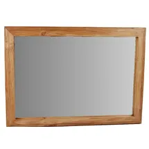 MiaMöbel Mexico Spiegel - klein Glas, Massivholz Pinie Mexiko Möbel Mexikanisch