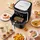 Aigostar - XXL-Luftfritteuse mit Staubschutz, 7 l Air Fryer, 1900 W und Warmhaltefunktion, Rezeptbuch im Lieferumfang enthalten, LED-Touch-Panel, doppelte