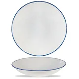 Churchill 4 x Coupe Buffet Schale tief 38,5cm STONECAST HINTS indigo