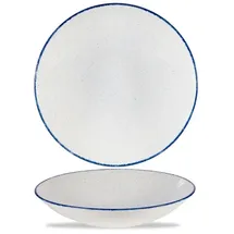 Churchill 4 x Coupe Buffet Schale tief 38,5cm STONECAST HINTS indigo