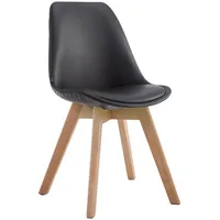 TPFLiving Esszimmerstuhl, Schwarz, Textil, 48x84x55 cm, Esszimmer, Stühle, Esszimmerstühle,