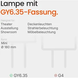 Osram LED-Pinlampe 4058075607224 4 W GY6.35 warmweiß 1 St.