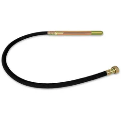 EBERTH Rüttelflasche Ersatzteil für Betonrüttler 35mm Durchmesser 2m Länge Stahlverstärkt Flexible Welle Wärmebehandelt 6,25kg
