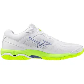 Mizuno Wave Phantom 3 Handballschuhe - weiß/gelb/blau