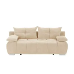 Schlafsofa  Gala ¦ beige ¦ Maße (cm): B: 208 H: 92 T: 102