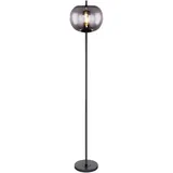 GLOBO 15345S STEHEUCHTE SCHWARZ GLAS STEHLAMPE WOHNZIMMER SCHLAFZIMMER 71018495