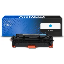 Toner kompatibel mit Canon 718 C - Cyan