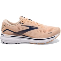 Brooks Ghost 15 Damen Laufschuhe Apricot Estate Blue White, 42