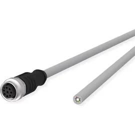 BTR Netcom BTR 142MKA20050 Sensor-/Aktoranschlussleitung M12, A-kodiert, 8-polig, 5,0 m M12 Buchs