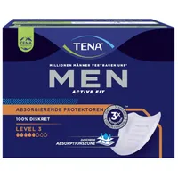6x TENA Men Active Fit Level 3 Inkontinenzeinlage | Packung (16 Stück)