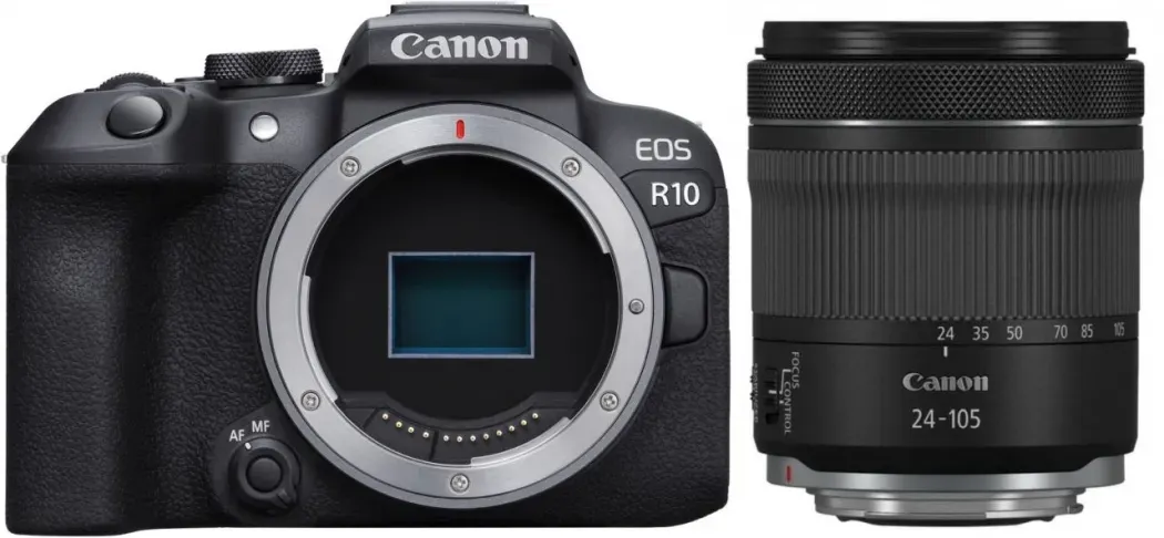 Canon EOS R10 + RF 24-105mm f4-7,1 IS STM | 100,00€ Fang den Sommer ein Cashback 1.299,00€ Effektivpreis