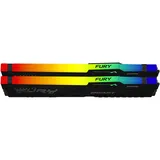 Kingston FURY Beast DDR5 6400MT/s RGB 64GB Kit (2x32GB) CL32 Schwarz KF564C32BBEAK2-64