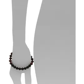 Ostsee-Schmuck Armband Kugel 10 mm braun 19 cm