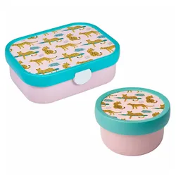 Mepal Obst- und Bentobox Leopard Campus 300 & 750 ml