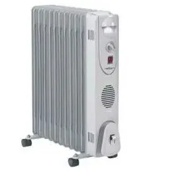 HELLER Radiator HRO 2511, 2500W, 11 Rippen, hellgrau